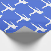 Royal Blue Martial Arts Geschenkpapier (Ecke)