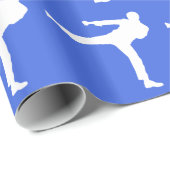 Royal Blue Martial Arts Geschenkpapier (Rolleneckpunkt)
