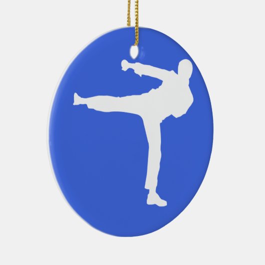 Royal Blue Martial Arts Keramikornament (Rechts)