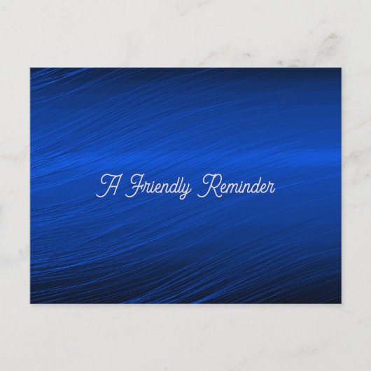 Royal Blue Metallic Graphic Vote Postkarte (Vorderseite)