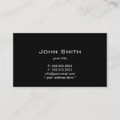 Royal Blue Metallic QR Code Business Card Visitenkarte (Rückseite)