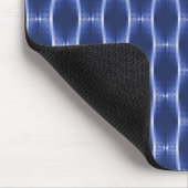 Royal Blue Metallic Ribbons Mousepad (Ecke)