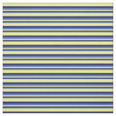 Royal Blue, Midnight Blue & Yellow Pattern Stoff (Muster)