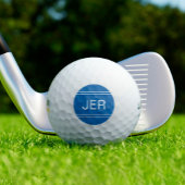 Royal Blue Mit Monogramm Initial Personalisiert Go Golfball