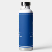Royal Blue Mit Monogramm Trinkflasche (Rechts)