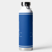 Royal Blue Mit Monogramm Trinkflasche (links)