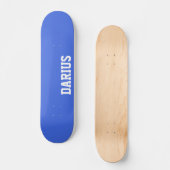 Royal Blue Modern Name | Klassische Trendy Skateboard (Vorderseite)