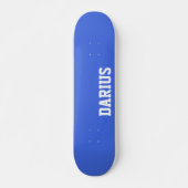 Royal Blue Modern Name | Klassische Trendy Skateboard (Vorne)
