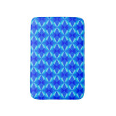 Royal Blue Modern trendy Pattern Badematte (Vorderseite Vertikal)