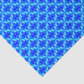 Royal Blue Modern trendy Pattern Seidenpapier (Ausschnitt)