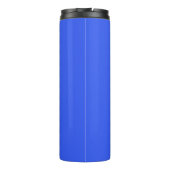 Royal Blue Modern Typografy Personalisiert Thermosbecher (Rückseite)