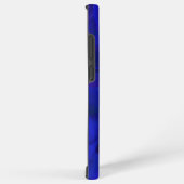 Royal Blue Monogram Personalisiert Samsung Galaxy Hülle (Rechte Seite)