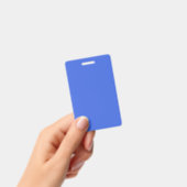Royal Blue Name Abzeichen Sleek und Minimal Design Ausweis (Handheld)