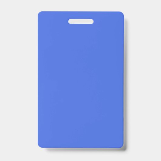 Royal Blue Name Abzeichen Sleek und Minimal Design Ausweis (Vorderseite)