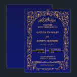 Royal Blue Nikah Islamische Hochzeitseinladung Einladung<br><div class="desc">Erhöhen Sie Ihre Hochzeit mit unserer eleganten muslimischen Einladung. Diese Einladung verbindet zeitlose islamische Muster mit moderner Eleganz und spiegelt die Bedeutung Ihres besonderen Tages wunderbar wider. Es ist der perfekte Weg,  Ihre Feier mit Stil und Anmut vorzustellen</div>