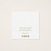 Royal Blue Ombre Signature Study Earring Display (Rückseite)