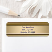 Royal Blue on Gold Shiny Look (Insitu)
