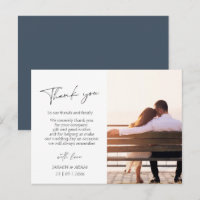 Royal Blue Opulence Script Foto Hochzeit Vielen Da