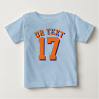Royal Blue & Orange Baby | Sports Jersey