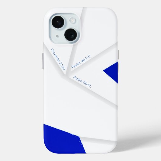 ROYAL BLUE ORIGAMI Case-Mate iPhone HÜLLE (Rückseite)