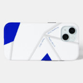 ROYAL BLUE ORIGAMI Case-Mate iPhone HÜLLE (Rückseite (Horizontal))