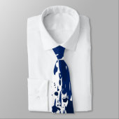 Royal Blue Paint Spritzer Party Geschenk - Krawatt Krawatte (Gebunden)