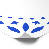 Royal Blue Papado Mis Quince Años Poster (Ecke)