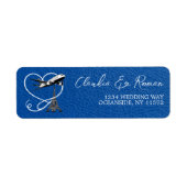 Royal Blue Paris Passport-Label (Vorne)
