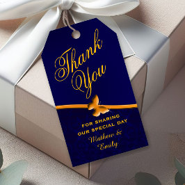 Royal Blue Personalisiert Danke Gastgeschenk Hochz Geschenkanhänger