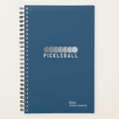 Royal Blue Pickleball Personal Weekly Planer (Vorderseite)