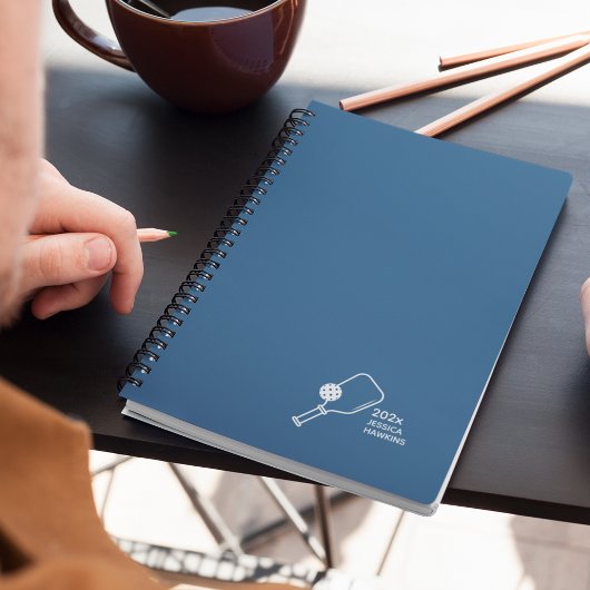 Royal Blue Pickleball Personal Weekly Planer