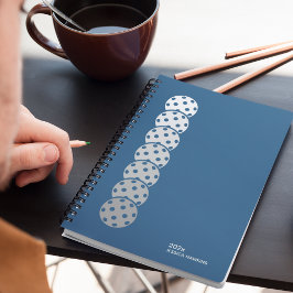 Royal Blue Pickleball Personal Weekly Planer