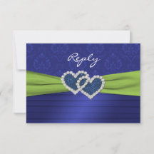 Royal Blue Pleats und Limone Repcard - kleine