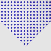 Royal Blue Polka Dot Weißbuch Seidenpapier (Ausschnitt)