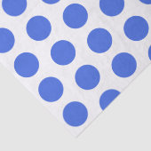 Royal Blue Polka Dots Tissue Paper Seidenpapier (Detail)