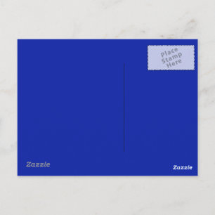 Royal Blue Postcard Postkarte