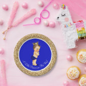 Royal Blue Prince Baby Dusche Pappteller (Party)