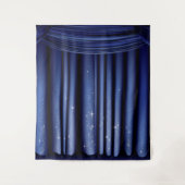 Royal Blue Prince Vorhang Wandteppich (Vorderseite)