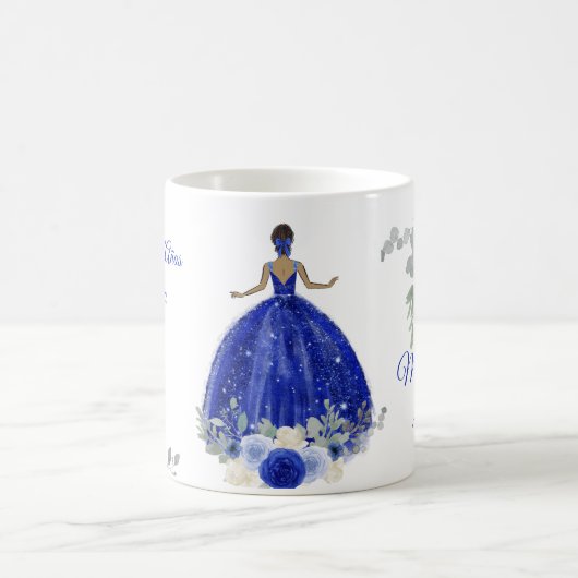 Royal Blue Quitce oder süße 16 Tasse (Mittel)