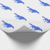 Royal Blue Racing Geschenkpapier (Ecke)