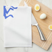 Royal Blue Racing Küchentuch (Viertel Falte)