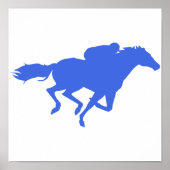 Royal Blue Racing Poster (Vorne)