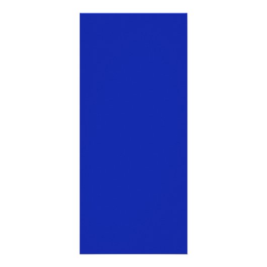 Royal Blue Rack Card Werbekarte (Vorne)