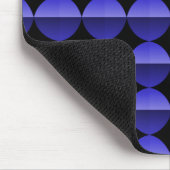 Royal Blue Retro Flair Mousepad (Ecke)