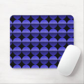 Royal Blue Retro Flair Mousepad (Mit Mouse)