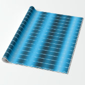 Royal Blue Ribbon Bow Brautparty Geschenkpapier (Ungerollt)