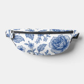 Royal Blue Rose Blumenmuster Bauchtasche (Ablage )
