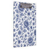 Royal Blue Rose Blumenmuster Klemmbrett (Rechts)