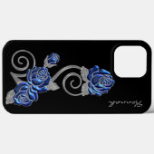 Royal Blue Rose Case-Mate iPhone Hülle (Rückseite (Horizontal))