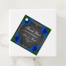 Royal Blue Rose Chalk Board Hochzeit im Herbst